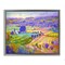 Stupell Industries Classic Farm Purple Accents Framed Floater Canvas Wall Art Design by Dorothy Fagan